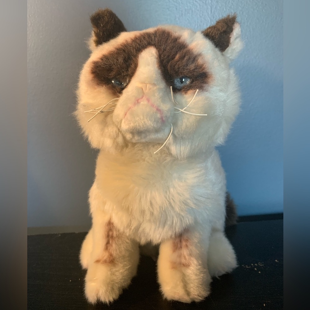Grumpy cat stuffed animal
